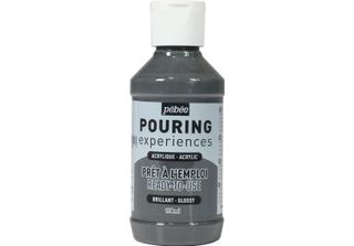 Vernice Acrilica Lucida Da Versare - Grigio - 118 Ml