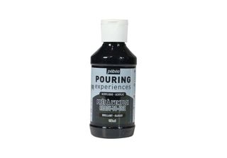 Vernice Acrilica Lucida Da Versare - Nero - 118 Ml