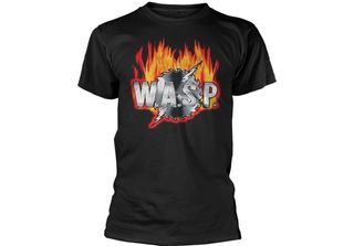 W.A.S.P - Maglietta Logo Per Uomo/Donna Unisex PH2446 (S) (Nero)