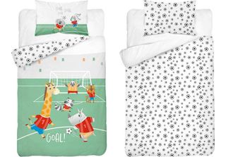 Detexpol Biancheria Da Letto In Cotone 100X135 4789 B Palla Animale Verde Mayam…