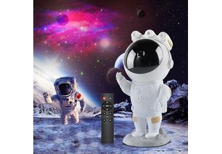 Galaxy Starry Sky Astronaut Projector, Led Space Night Light Projector Lamp Tim…