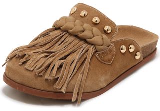 N7505 Sabot Donna Emanuelle Vee Woman Vintage Effect Studs Slippers