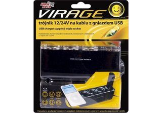 T-Verbinder 12/24V Auf Kabel Mit Usb-Buchse - Bis 93-019