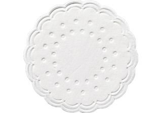 Duni 2296376009 250 Duni Tropfdeckchen Ø 7,5 Cm