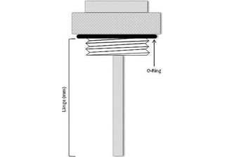 Indicatore Diretto Della Temperatura Dell'olio Spec-X Hh 125 Filetto Ø27 Mm