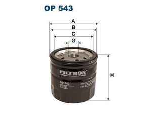 Filtron Filtro Olio OP543