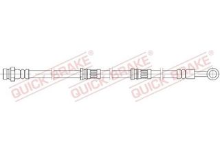 Quick Brake 58.828 Tubo Freno Per Mitsubishi Pajero Iv (V8W, V9W) Pajero Iii (V…