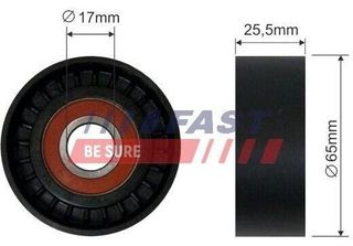 Fast FT44574 Puleggia Folle Cinghia A V 65 Mm Per Opel Combo Furgone/Combi (X12…