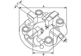 Regolatore - Adatto Per: Bosch Blue F042320122 - Denso 126000-1810 - Denso 1260…