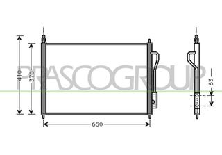 Prasco FD420C001 - Oe 1062380 Klimakondensator Per Focus (Dnw), Focus (Daw, Dbw…