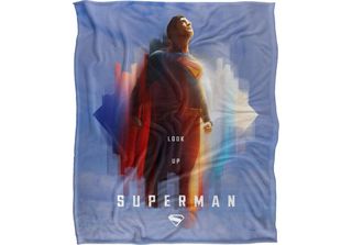 Superman - Coperta Con Scudo "Lookup"", Setosa, Supermorbida TV23986 (Taglia Un…