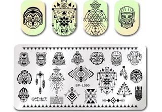 Piastra Per Timbri Born Pretty Nail Art - L090