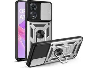 Custodia Camshield Pro Per Oppo A78 Argento
