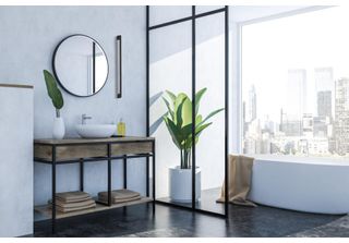 Kanlux Yalte Luce Per Facciate Led 8W, Nero, IP54, 90Cm, 4000K