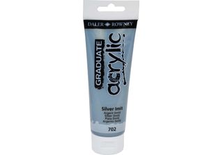 Daler Rowney Graduate Acrylfarbe, 120 Ml, Silber