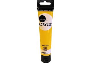 Daler-Rowney Simply Acrylic, 75 Ml, Mittelgelb