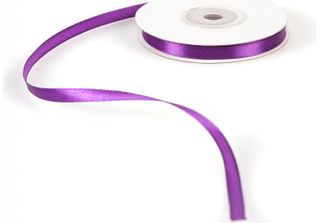 WstążKa Satynowa 6 Mm X 25 M Purpurowa
