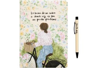 Erik Editores Ana Marin Set Notebook Premium A5 Con Penna Multicolore Multicolo…