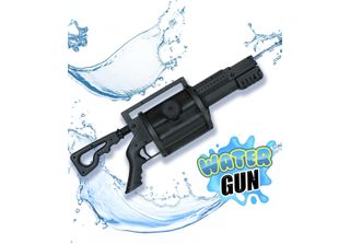 Hawaii Summer Water Cannon Beach Fun Action Large Black Water Gun Party Toy Adu…