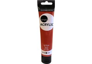 Daler-Rowney Semplicemente Acrilico, 75 Ml, Hellbraun