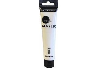 Daler Rowney Simply Acrylic Paint White 75 Ml 1 Pz