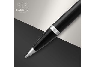 Parker 1975554 Parker Kugelschreiber Parker Im Black Lacquer Bl M Blau