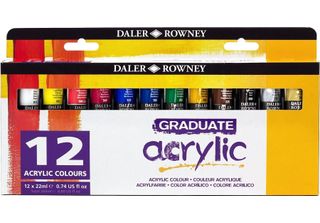 Set Di Colori Acrilici Daler-Rowney Graduate, 12 X 22 Ml
