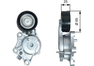 Gates T39378 - Puleggia Tenditore Oe 1613255480, Cinghia A V Per C4 Cactus, C4 …