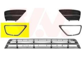 Van Wezel Griglia Di Ventilazione Paraurti Per Ford Focus (Daw, Dbw) Con Foro/F…