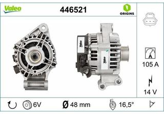 Valeo 446521 - Oe 1064383 Lampada Per Focus (Daw, Dbw), Focus (Dfw), Focus (Dnw…