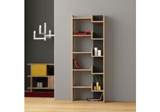 Libreria Oppa 61X162 Colore Rovere Antracite