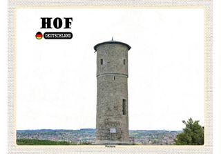 Vianmo Insegna In Legno 30X40 Cm Hof Wartturm SehenswüRdigkeit