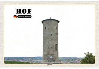 Vianmo Insegna In Legno 12X18 Cm Hof Wartturm SehenswüRdigkeit
