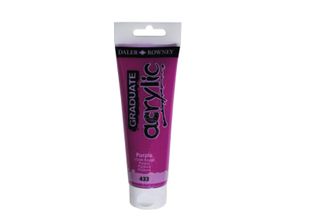 Daler Rowney Graduate Acrylic Paint Purple 120 Ml 1 Pz