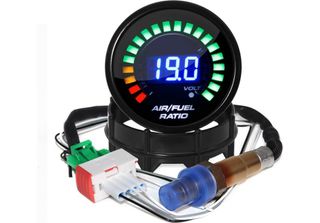 Display Digitale Lambda Barra Led Da 52 Mm Sonda Lambda Aria-Carburante A Banda…