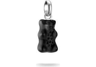 Ciondolo Thomas Sabo, Orso D'oro In Vetro, In Nero, In Argento