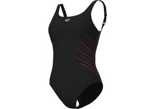 Costume Da Bagno Arena Isa Squared Back BLACK-FAIRY Rose 44