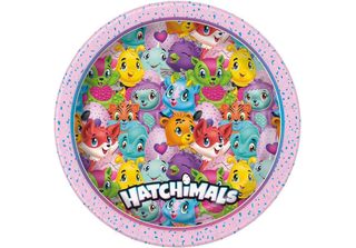 Piatto Hatchimals 23 Cm 8 Pezzi.