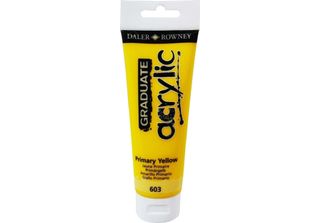 Daler Rowney Graduate, Colore Acrilico, 120 Ml, Giallo Primario