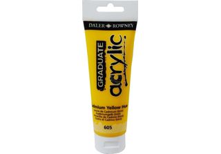 Daler Rowney Graduate Akrylová Farba Giallo Cadmio 120 Ml 1 Ks