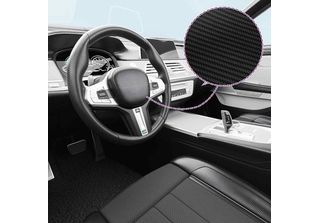 Vidaxl Pellicola Per Auto 3D Nera 100X150 Cm