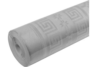 Pronappe R480613I Pronappe Damast-Tischtuch, (B)1,18 X (L)6,0 M, Grau