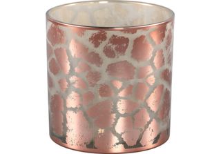Ptmd Lanterna Desiree - 15X15X15 Cm - Vetro - Oro