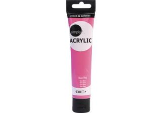 Daler-Rowney Simply Acrylic, 75 Ml, Rosa Neon