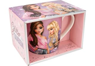 Depesche 12607 Topmodel Glitter Queen - Tazza Con Modello E Stampa Glitter, Cap…