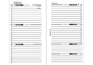 Bind B570225 Bind Kalendereinlage 2025 Mini (7,9 X 12,5 Cm)