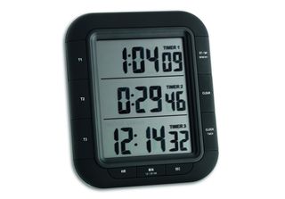 Tfa - Timer Digitale Triplo Triple Time Xl 38.2023 - Nero