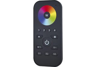 Telecomando Mcled Rf Rgbw 4 Canali Nero Incl. Supporto A Parete