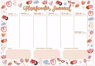 Erik Editores Merchezafor A4 Planner Settimanale Taglia Unica