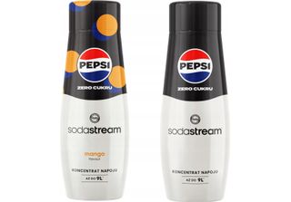 Set Con 2 Concentrati E Sciroppi. Sodastream Pepsi Max Mango + Pepsi Max Zero